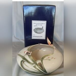 FRANZ Porcelain Butterfly Round Vase - FZ00055